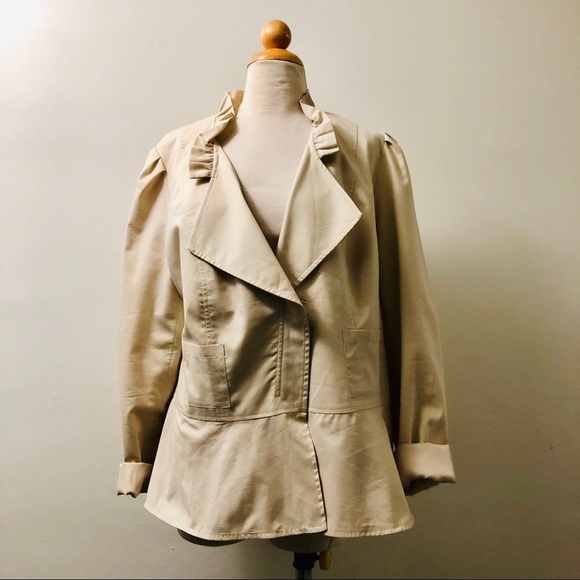 Erica Davies Jacket with Ruffles Size 14 - Picture 9 of 9